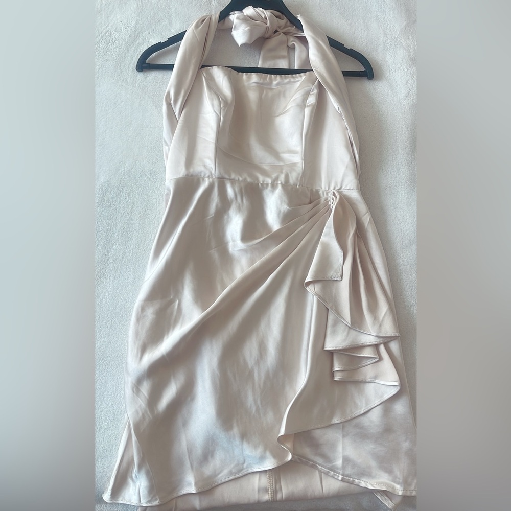 NWT Hello Molly Champagne Mini Dress - Picture 6 of 7